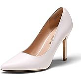 DREAM PAIRS Women's Closed Toe High Heels Dress Pointed Toe Wedding Pump Shoes