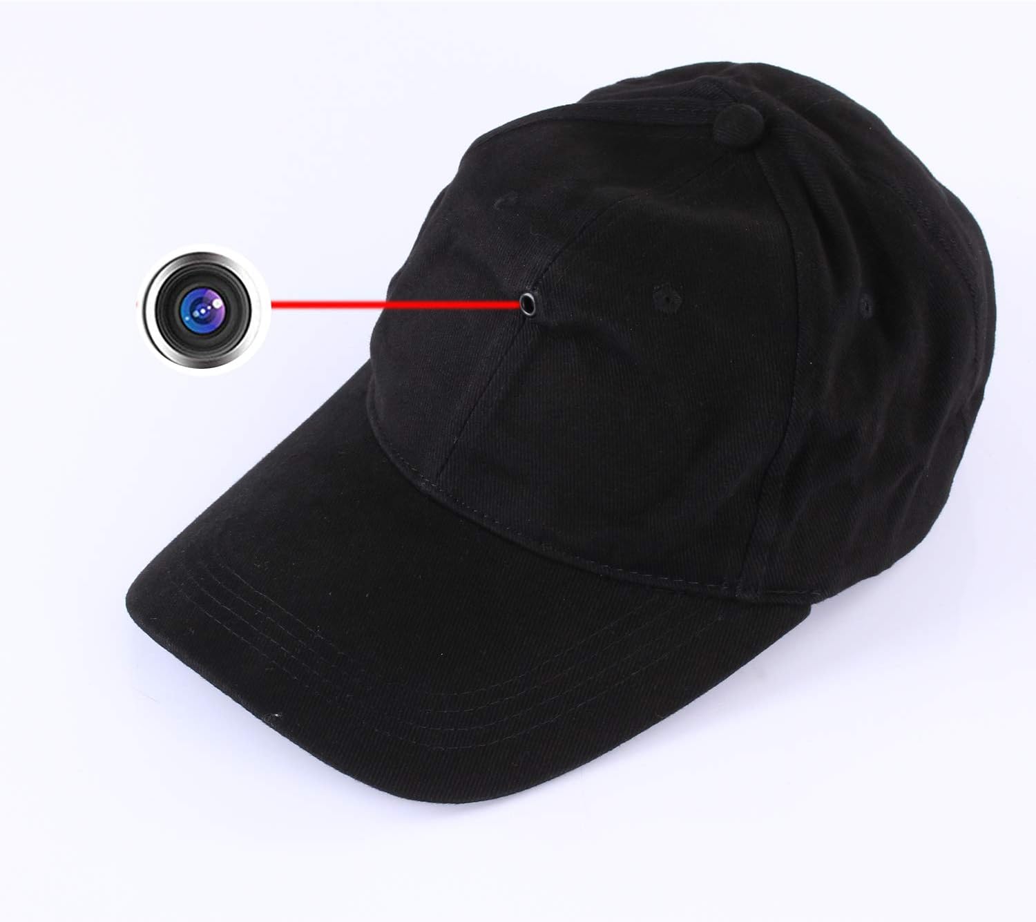 Hidden Portable Camera Covert Cam - Full HD 1080P Mini DV Recorder with Wireless Remote Control for Learning Business Meeting Outdoor Sports Hat Built-in 32G TF Card@HopeGem