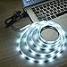 eTopxizu 100CM(3.28Ft) Multi-colour 30leds Flexible 5050 RGB USB LED Strip Light,TV Background Lighting Kit with 5v USB Cable And Mini Controller For TV/PC/Laptop Background Lighting