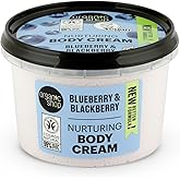Organic Shop Blueberry & Blackberry Nurturing Body Cream, 100% Vegan & Organic, Daily Nourishing & Moisturizer, Body, Face, Hand & Foot Natural Lotion, Intensive Care & Skin Hydration. 250ml