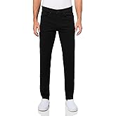 BOSS Mens Slim Fit Black Stretch Cotton Jeans