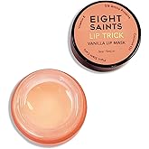 Eight Saints Lip Trick Vanilla Lip Mask, Natural and Organic Lip Gloss Treatment for Full, Soft Lips, Plumping, Hydrating, and Wrinkles, 0.5 Ounces