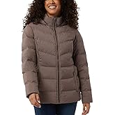 32 Degrees Women's Hooded Quilted Jacket Winter Coat Outerwear with Pockets