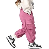 MINI PANDA Toddler Pants Girls&Boys,Stretch Twill Chino Toddler Pants Peach