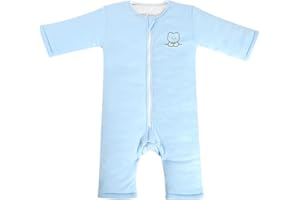 KNIROSE Baby Sleep Sack with Legs Warm Winter 0-6 Months 2.5 Tog, Ultra-soft Cotton Wearable Blanket Sleeping Bag for Easy Diaper Changing, Transitional Unisex Sleepsack for Newborn Infant Toddlers Girls Boys