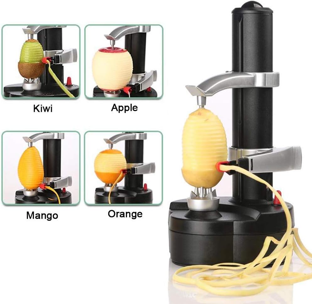 Electric Potato Peelers Automatic Rotating Apple Peeler Potato Peeling Machine Automatic Fruits Vegetables Cutter Kitchen Peeling Tool - Image 3