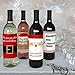 Big Dot of Happiness Funny Jolly Santa Claus - Christmas Party Decorations for Women and Men - Wine Bottle Label Stickers - Set of 4