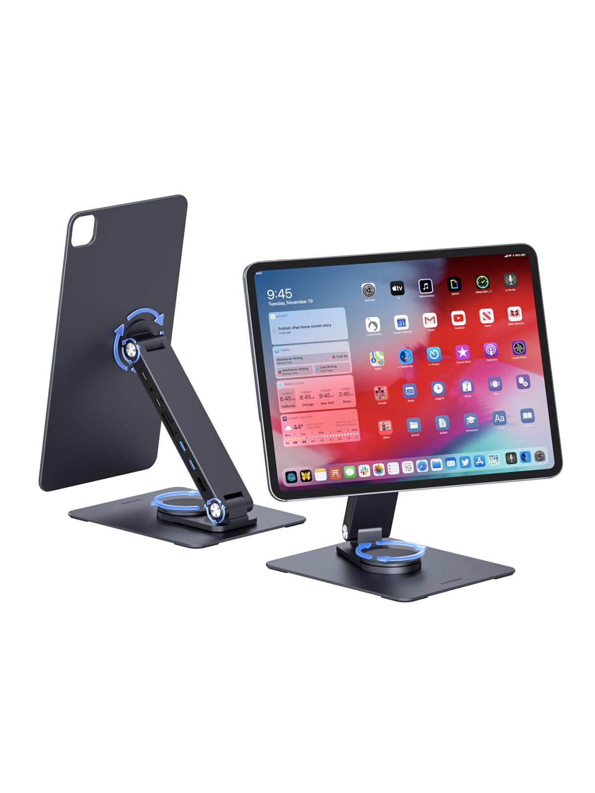 Hagibis Magnetic iPad Stand with USB C Docking