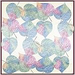 YOUR SMILE Polyester Scarf Women's Fashion Pattern Large Square Satin Headscarf 35''x35'' YOUR SMILE Polyester Scarf Women's Fashion Pattern Large Square Satin Headscarf 35''x35''