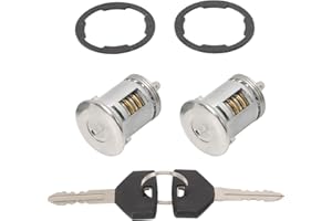 Anlseiod International Cab Door Lock Cylinder w/Keys Compatible for International Trucks Left Driver & Right Passenger Door H