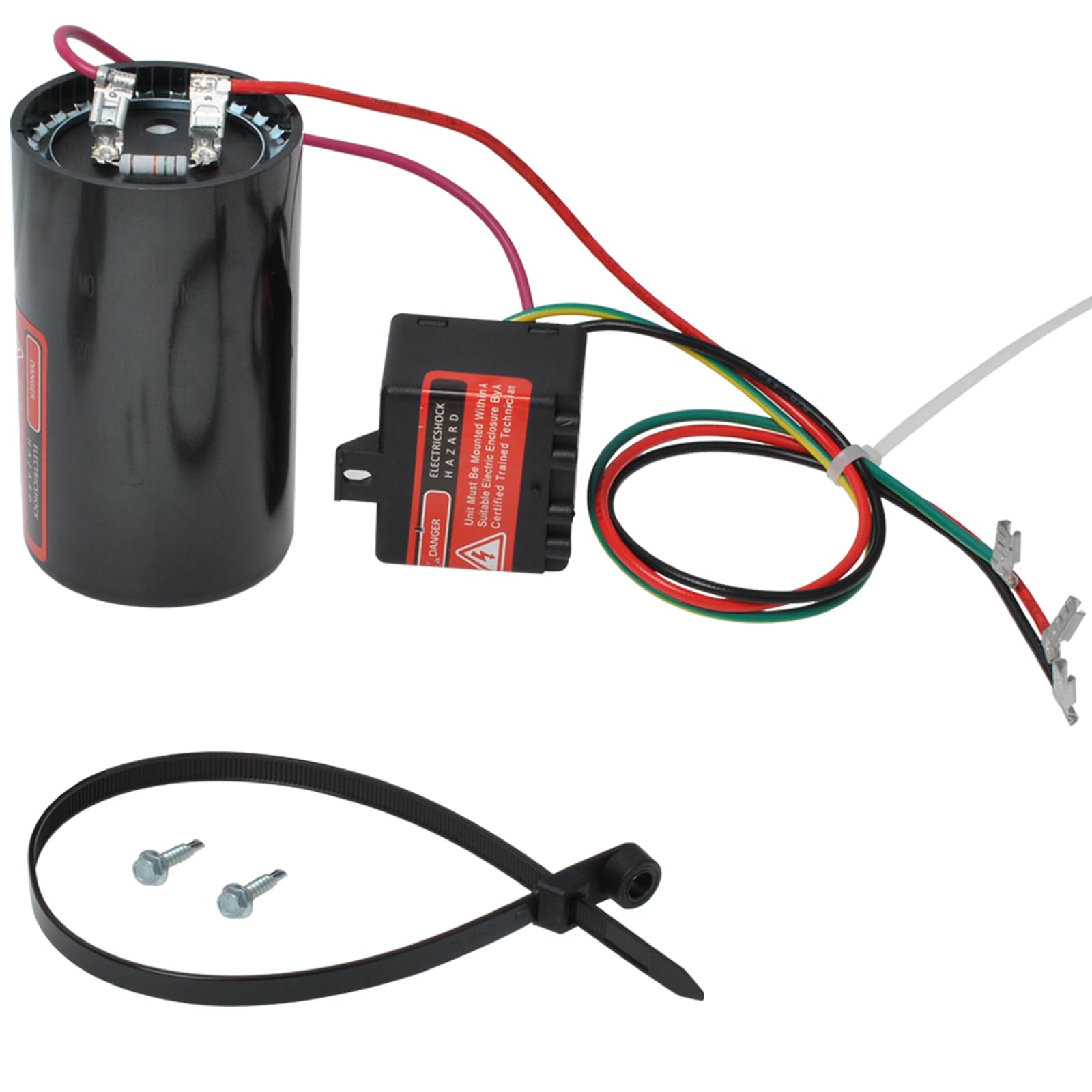 Capacitorr CSR-U3 Compatible with 4-5 Tons, HVAC/AC Hard Start Capacitorr Kit for ...