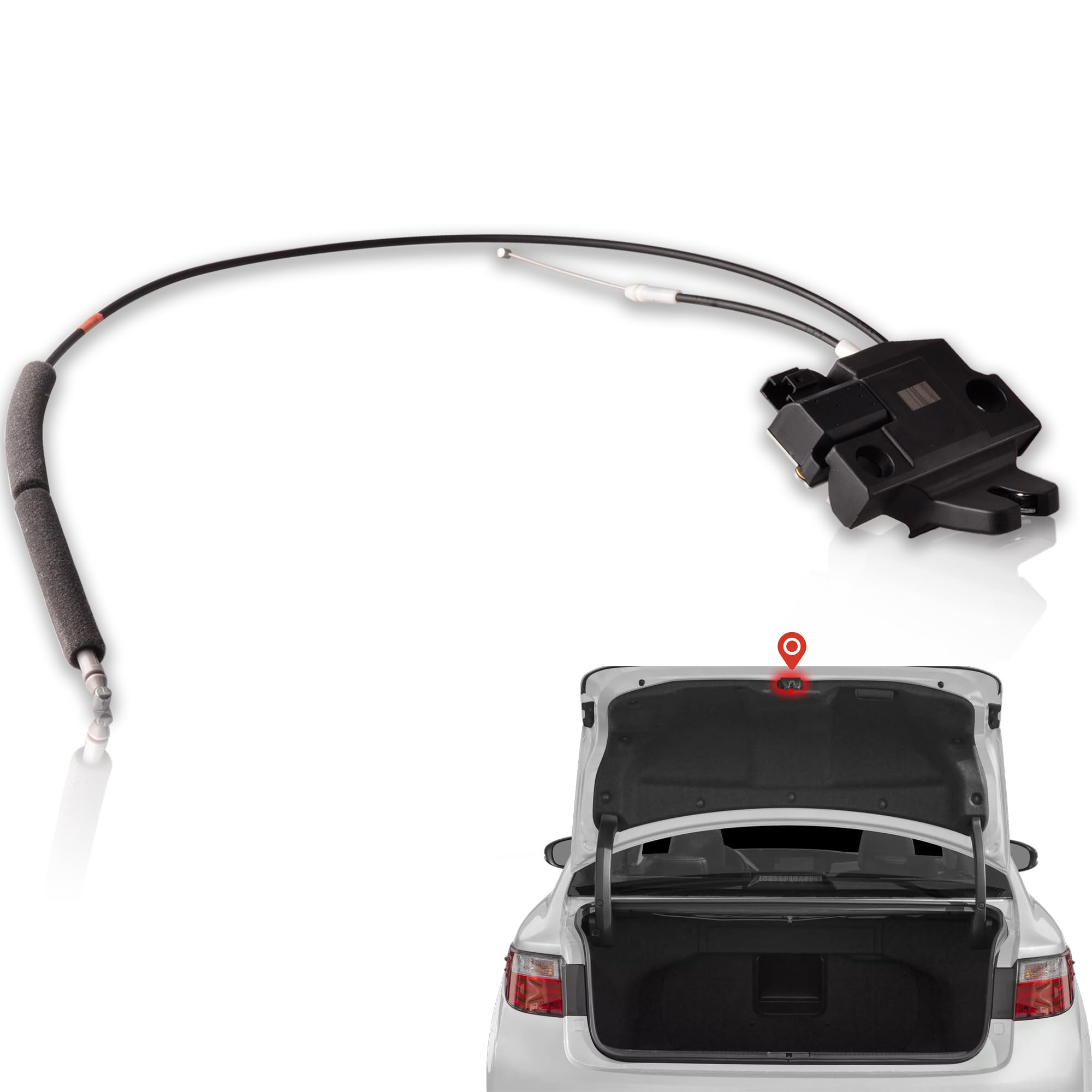Photo 1 of Predep Trunk Lock Actuator Assembly for 2013-2018 Lexus ES350 ES300h Trunk Latch Actuator Replacement 64600-33180