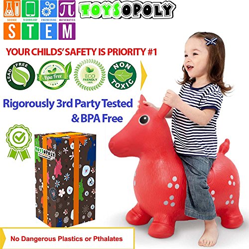 Inflatable Bouncy Horse/Pony Animal Hopper Ride-on Seat &ndash
