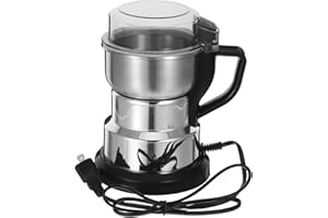 Toyvian Electric Grain Grinder Mill Stainless Steel Multifunctional Countertop Mill Grinder for Coffee Beans