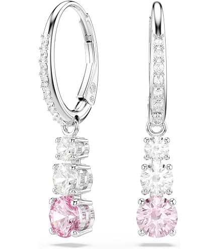 Amazon.com: Swarovski Sparkling Dance Clover Pierced Earrings