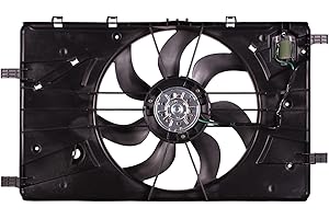 TORCIA Replacement Cooling Fan Extra Silent for 2011-2016 Chevrolet Cruze 1.4L, 2016 Cruze Limited 1.8L, 2012-2017 Buick Verna 2.4L | 13335190 | GM3115243 | 620-658