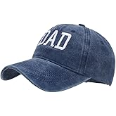 Agturber Mom and Dad Hats Fathers Day Mothers Day Embroidered Adjustable Baseball Cap New Parents Gift for Couples