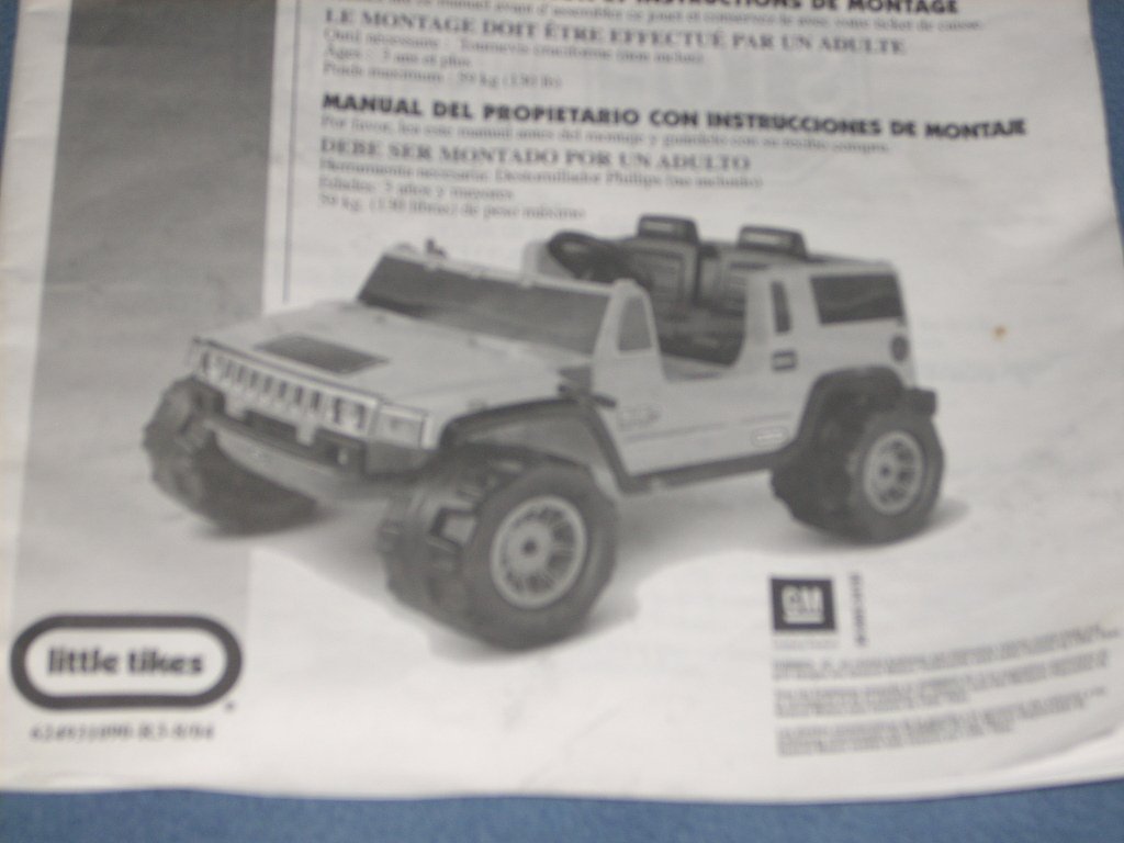little tikes hummer h2 battery