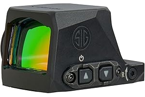 SIG SAUER Romeo-X Enclosed Compact Pistol-Mounted Reflex Sight | Rugged Durable Aluminum Lightweight Waterproof MOTAC Micro Sight with 15 Illumination Settings