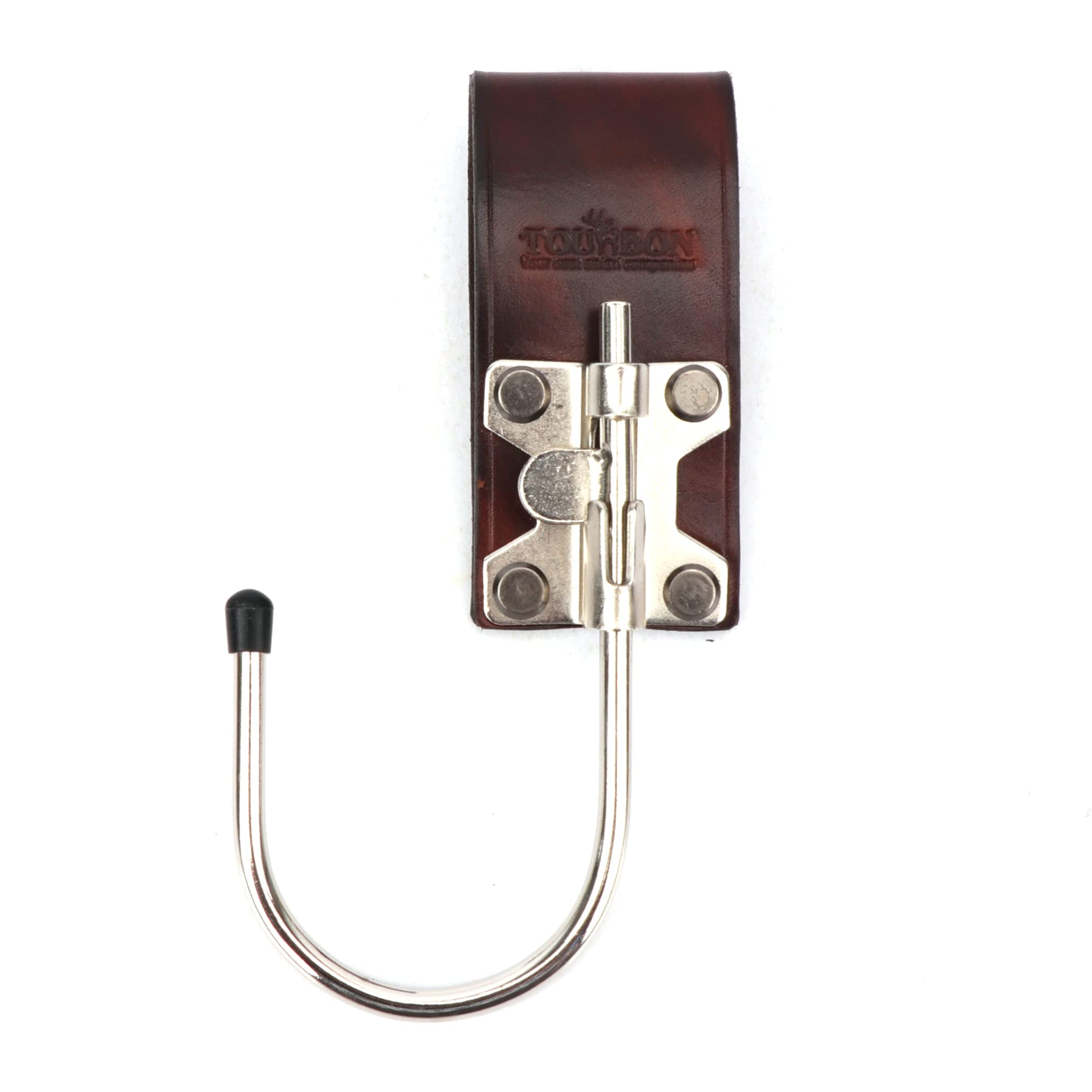 OURBON Leather Drill Tool Holster Electricians Wire Carry Hanger Fits 3" Belt