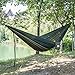 OuterEQ Portable Nylon Fabric Travel Camping Hammock Army/Olive