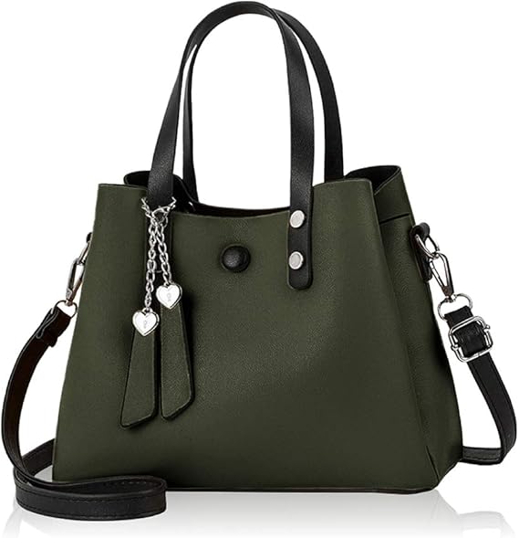 Amazon Straight Tree ショルダーバッグ レディース バッグ ハンドバッグ バック レディースバッグ カバン かばん女性用 肩掛け ショルダー 小さいバッグ グリーン Straight Tree ハンドバッグ