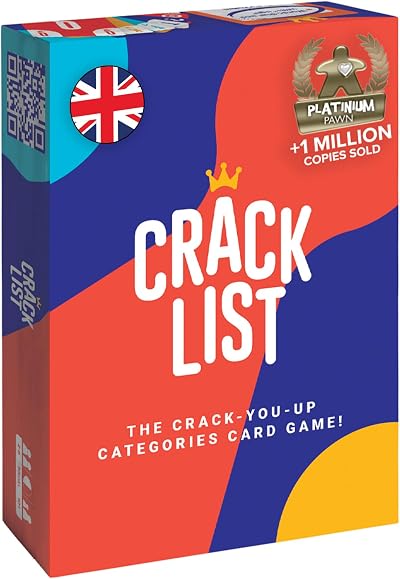 CRACK LIST Word Card Game Brand CRACK LIST 2-8 Players Ages 10+