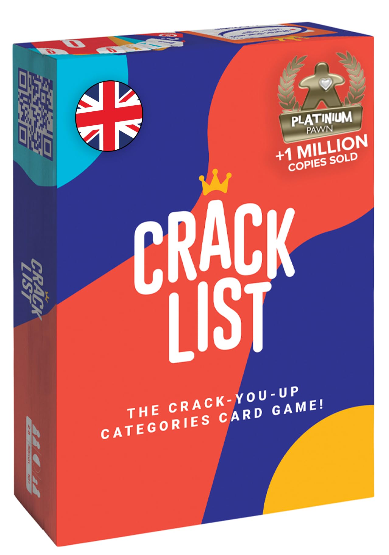 CRACK LIST – Word Card Game for Family & Friends | Letter & Category Game for 2-8 Players | Fun Games Night & Party Game | Ages 10+ | Stocking Filler & Gift Idea I English