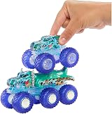 Hot Wheels Monster Trucks Power Smashers Mega-Wrex Tiger Shark Multipack 1:64 view 4