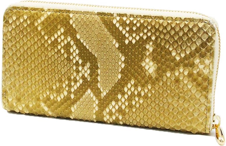 Amazon 関帝 蛇革財布 金運 財布 金運財布 ヘビ 革 財布 ゴールド 蛇皮財布 蛇革 メンズ レディース 風水 長財布 Santo Homme サント オム 財布