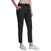 CEITAJUI Women's Golf Pants Stretch Casual Ankle Pants High Waist Drawstring Sweatpants for Golf Work Lounge Travel