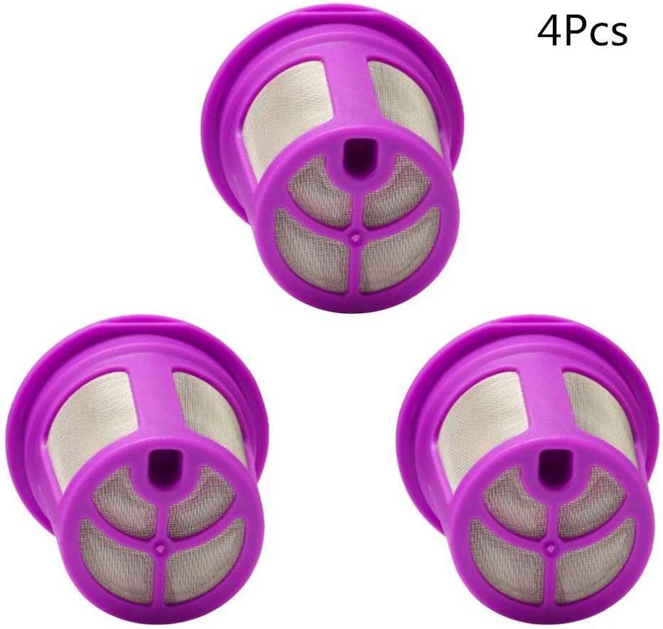 4 Pieces Reusable K-Cup Pod Coffee Filters Capsules Reusable Filter Integrated Mesh Strainer for Keurig 2.0 Machines Coffee Tea Tools