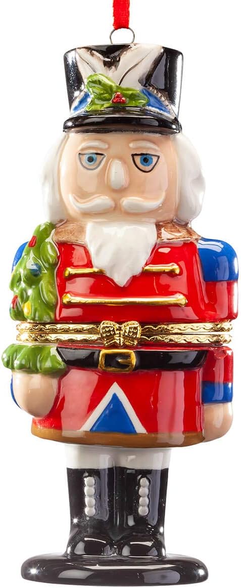 Nutcrackers - HOLIDAY PEAK Nutcracker Ornament Trinket Box
