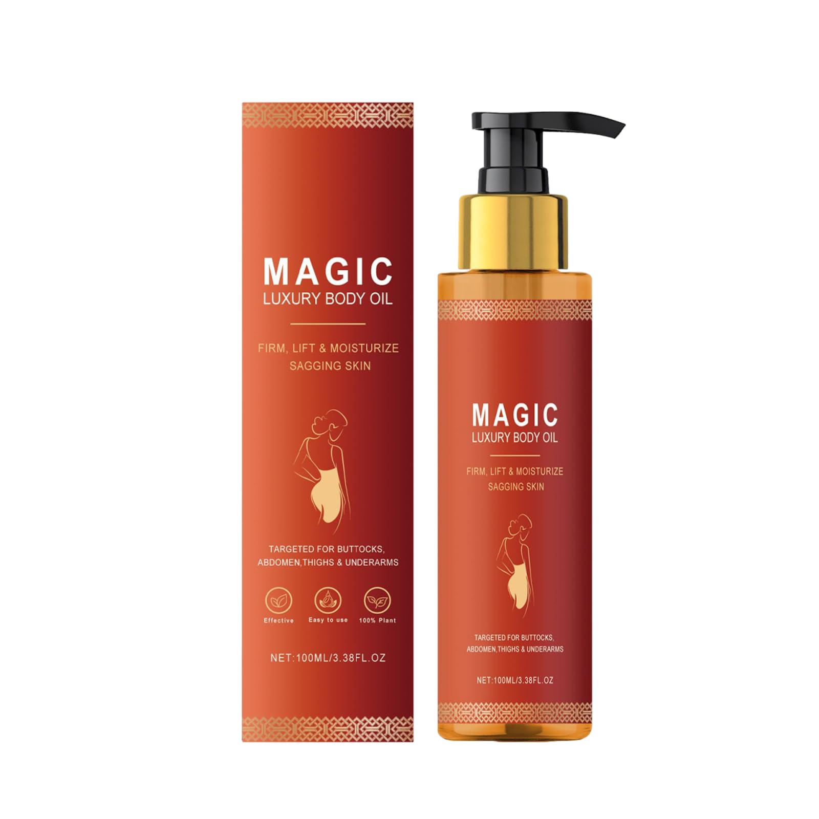 Photo 1 of ?Firming Oil–Hydrating & Tightening Skin Oil For Arms, Legs, Stomach & Full Body | Fast-Absorbing, Non-Greasy | Nourishes Skin, Reduces Fine Lines, Improves Elasticity.?1PC?