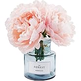 Tinsow Artificial Peony for Home Decoration, 5 Pcs Faux Peonies with Stems, Silk Flowers Bouquet for Wedding Decoration and Flower Arrangement