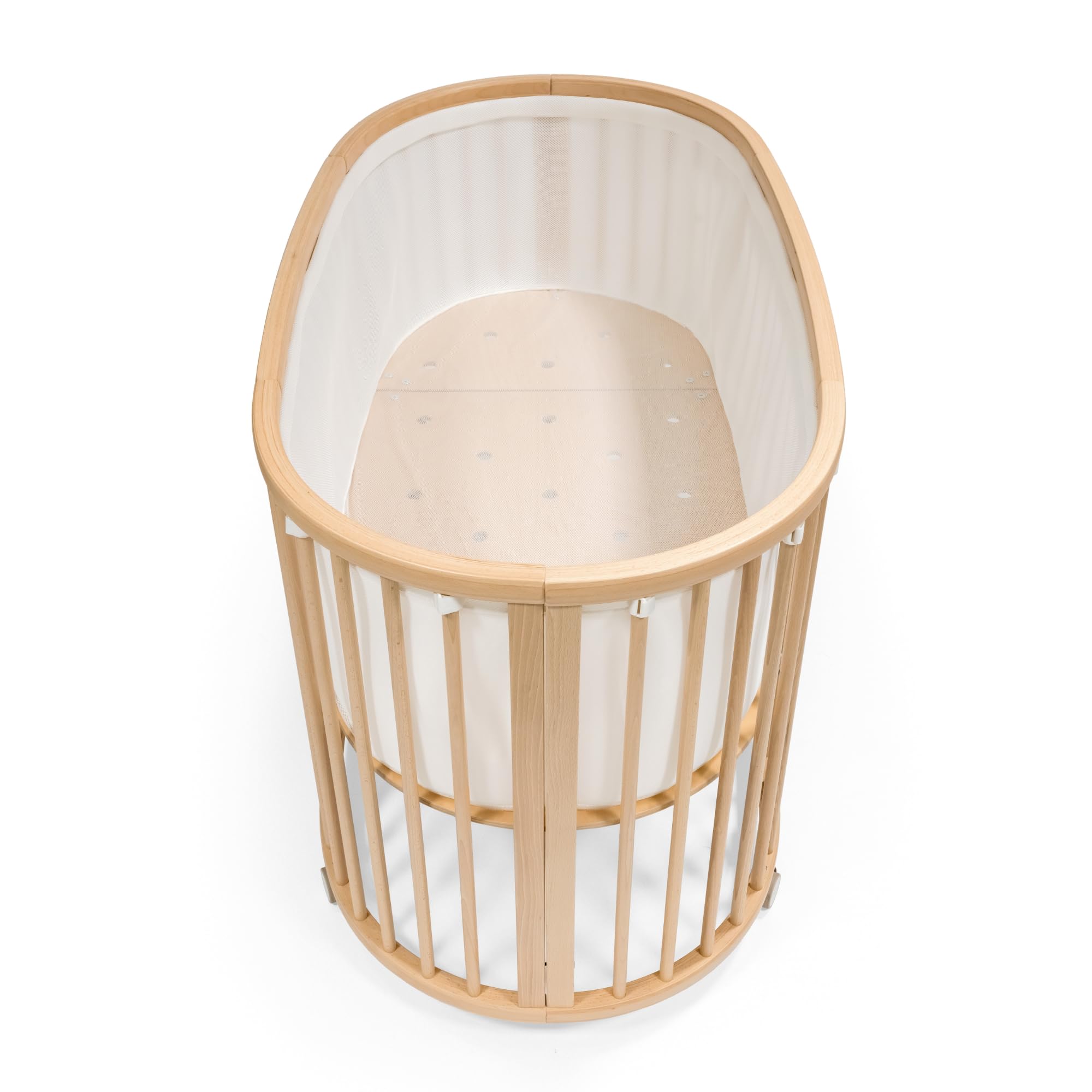 Stokke Sleepi Mesh Liner V3, White - Breathable 3D Mesh for Safe Sleep - Compatible with Sleepi Bed - Machine Washable