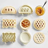 Taicols Classic Mini Handmade Pie Mold - Autumn Mini Pie Mold Dough Pressing Tool for Thanksgiving & Halloween Decoration