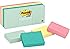Post-it Notes, America’s #1 Favorite Sticky Note, 1 3/8 in x 1 7/8 in, Marseille Collection, 12 Pads/Pack (653-AST)