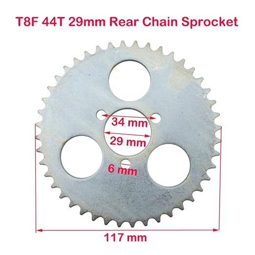 25H 55T 29mm Rear Chain Sprocket For 47 49 cc Mini ATV Pocket Bike Goped Scooter