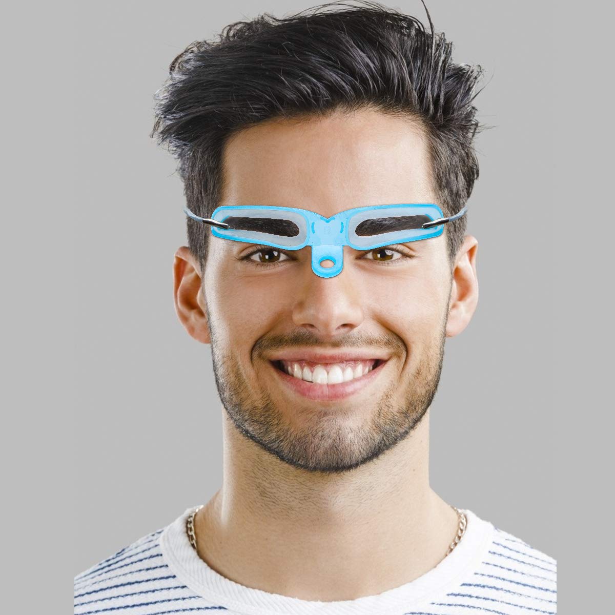 Madholly Men Eyebrow Stencils Shaping Kit- 12pcs Eyebrow Stencil Card+ 4pcs Plastic Eyebrow Drawing Shaping Template+ 1pcs 3.5inch Tweezers Set DIY Makeup Tools For Eyebrows Eyebrow Grooming Kit : Beauty