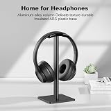 New Bee Aluminum Headphone Stand Holder Universal Gaming Headset Mount Black view 2