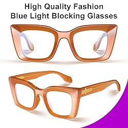 VISOONE Fashion Cat Eye TR90 Blue Light Blocking