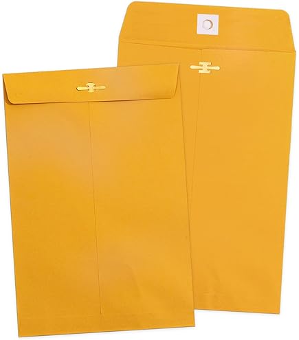 Amazon.com : Staples 6 x 9 Kraft Clasp Envelopes, Brown