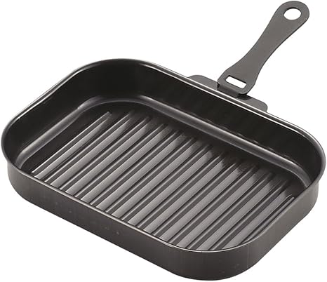 Amazon パール金属 Pearl Metal 日本製 角型 グリルパン ウェーブ 25 17cm Ih対応 鉄製 ラクッキング Hb 995 グリルパン オンライン通販