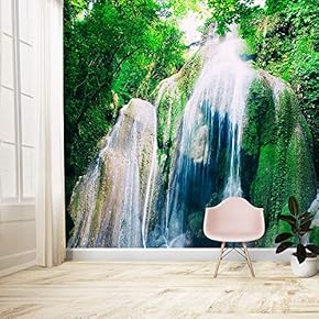 Wall Murals for Bedroom Waterfall Large Removable Wallpaper Peel and Stick Wall Stickers - 66x96 inches