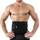 Bracoo Waist Trimmer, Neoprene Sweat Belt, Adjustable Caloric Burner, Sauna Band – Increased Core Stability, Metabolic Rate & Shedding Excess Water Weight,Men & Women