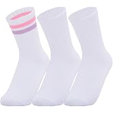 GAP Varsity Sport Crew Socks, 3-Pack Kids Socks, Soft &amp; Stretchy, Comfortable