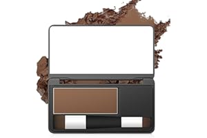 BRIMFULITE Root Touch Up Hair Color Quick Covering Hair Powder for Men and Women Stain-proof Windproof Gray Hair Cover Up for Eyebrows & Beard 0.28 oz (Medium Brown)