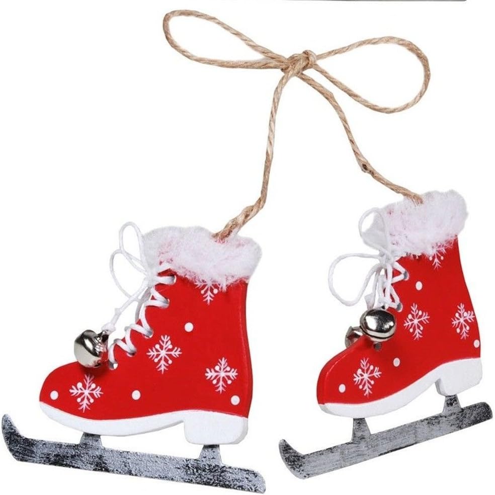 'Christmas Decoration Winter Christmas Decoration Ice Skates Pair of