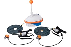 DGLUYUDV Support 2 Divers Rechargeable Scuba Diving Ventilator, Tankless Scuba Diving System with 2Pcs 60ft Hose Diving Breat